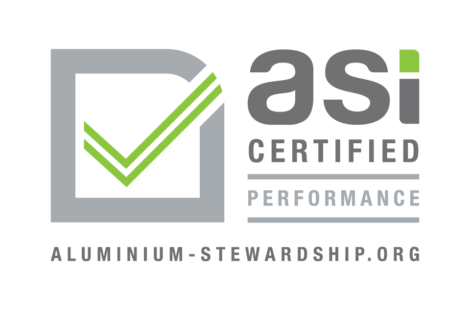 IPI aluminium is certified ASI